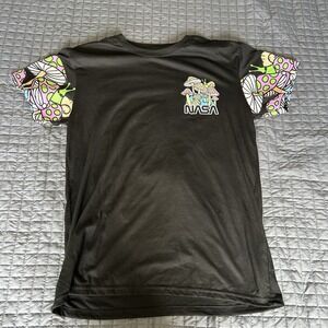 NASA Shirt Mens Med S/S T Shirt. Double Graphic Rare Mushroom Print